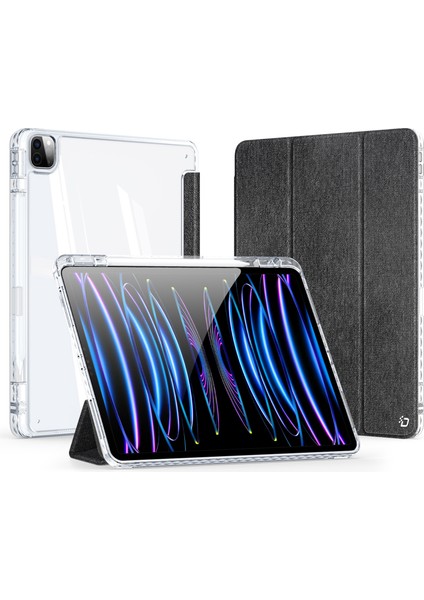 iPad Pro 12 9 Inç Tpu Pc Deri Otomatik Uyandırma uyku Tablet Kılıfı (Yurt Dışından)