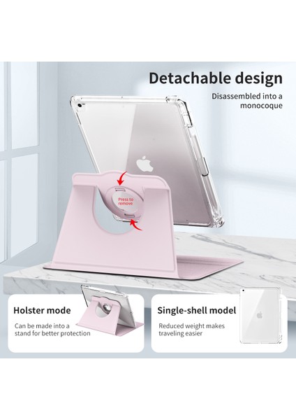 iPad 9 7 Inç (2017 2018) IPAD Air (2013) AIR 2 Standı Ayrılabilir Tablet Kılıfı (Yurt Dışından)