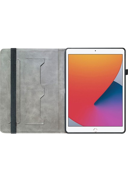 iPad 10.2 (2019 2020 2021) Flip Case Desen Baskı Kart Tutucu Tablet Kılıfı (Yurt Dışından)