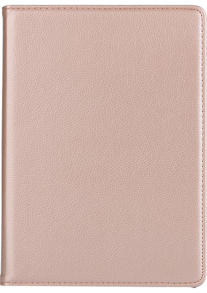 iPad 9.7 (2018 2017) Litchi Tahıl 360 Derece Döner Stand Akıllı Deri Tablet Kılıfı (Yurt Dışından)