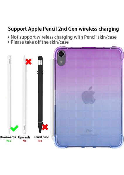 Yumuşak Tpu Gradyan Arka iPad Mini (2021) Tablet Kılıfı (Yurt Dışından)
