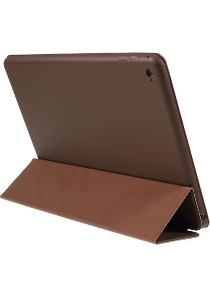 Üç Katlı Stand iPad Air 2 Coffee Akıllı Deri Tablet Kılıfı (Yurt Dışından)