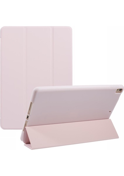 iPad 10.2 (2019 2020 2021) Üç Katlı Stand Pu Deri Tpu Tablet Kılıfı (Yurt Dışından)