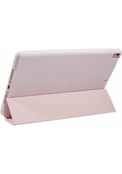 iPad 10.2 (2019 2020 2021) Üç Katlı Stand Pu Deri Tpu Tablet Kılıfı (Yurt Dışından)