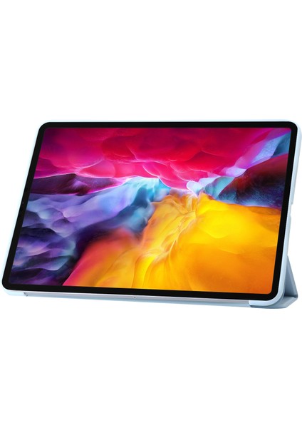 iPad Pro 11 (2024) Üç Katlı Standlı Deri Silikon Tablet Kılıfı (Yurt Dışından) fırsatları
