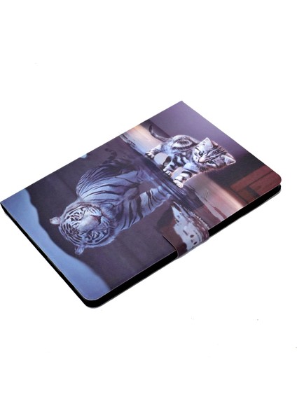 A1 iPad Pro 11 (2024) Kart Tutucu Standı Deri Kedi ve Kaplan Tablet Kılıfı (Yurt Dışından) fırsatları