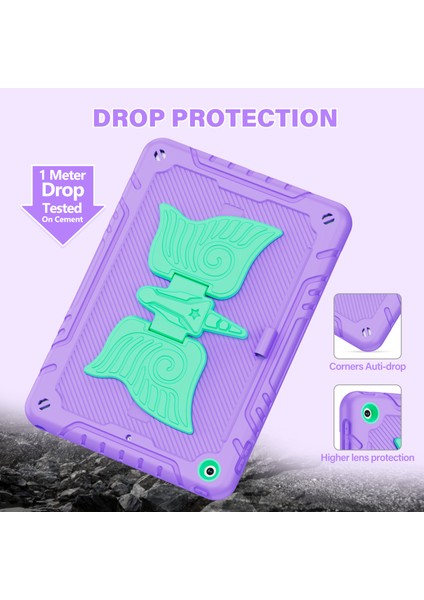 iPad 10.2 (2019 2020 2021) Silikon Pc Unicorn Standı Omuz Askılı Nane i Tablet Kılıfı (Yurt Dışından) modelleri