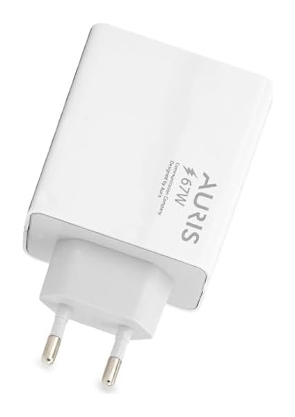 67W USB Adaptörlü Saliseli Turbo Hızlı Şarj Type-C USB Şarj Başlığı Voltaj Korumalı Kısa Devre Korumalı