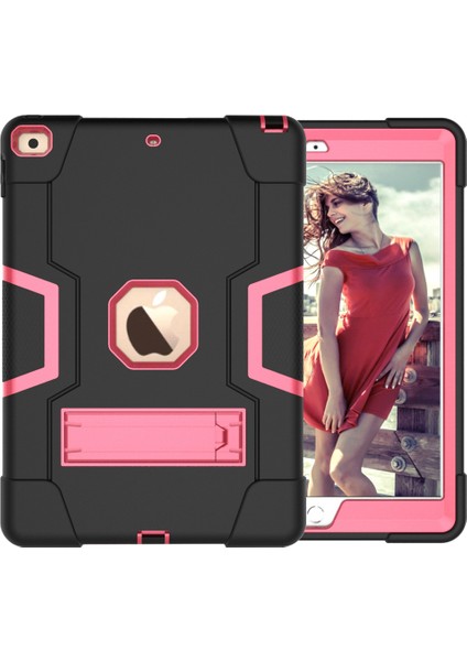 Parmak Izi Önleyici Toz Geçirmez Tpu Pc iPad 10.2 (2019 2020 2021) Standlı Combo Tablet Kılıfı (Yurt Dışından)