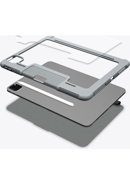 iPad Pro Deri Kabuğu 11 Inç (2021) Kalem Yuvalı Standı Tablet Kılıfı (Yurt Dışından) fırsatları