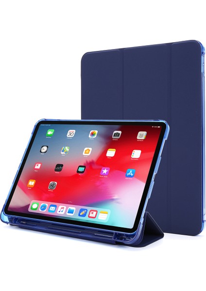 Tpu Pu Deri Standlı iPad Pro 11 Inç (2021) Akıllı Tablet Kılıfı (Yurt Dışından)