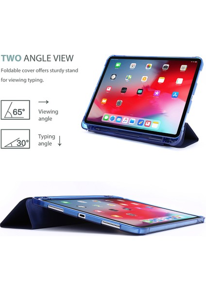 Tpu Pu Deri Standlı iPad Pro 11 Inç (2021) Akıllı Tablet Kılıfı (Yurt Dışından)