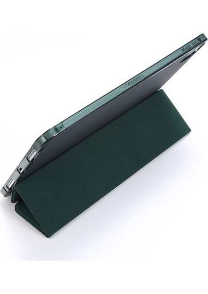 Tpu Pu Deri Standlı iPad Pro 11 Inç (2021) Akıllı Tablet Kılıfı (Yurt Dışından)
