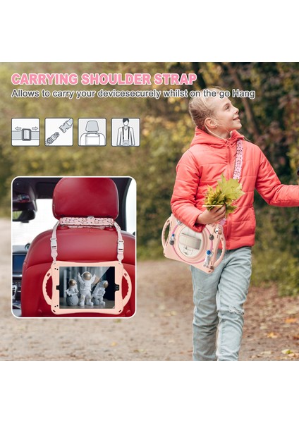 iPad 9 7 Inç (2017 2018) Stand Astronot Pc El Kayışı omuz Askılı Silikon Tablet Kılıfı (Yurt Dışından) modelleri