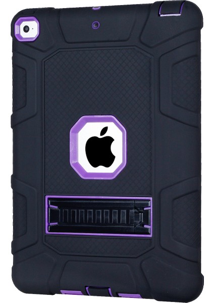 Ar Defender Standı Pc Silikon Hibrit iPad 9.7 (2018 2017) SIYAH Tablet Kılıfı (Yurt Dışından) fırsatları