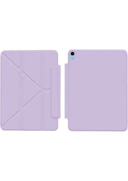 iPad Air (2020 2022) Manyetik Origami Standı Pu Deri Çevirin Tablet Kılıfı (Yurt Dışından)
