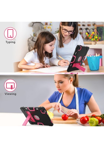 iPad Pro 11 Inç (2022 2021 2020) Tpu Pc ve stand Tablet Kılıfı (Yurt Dışından)