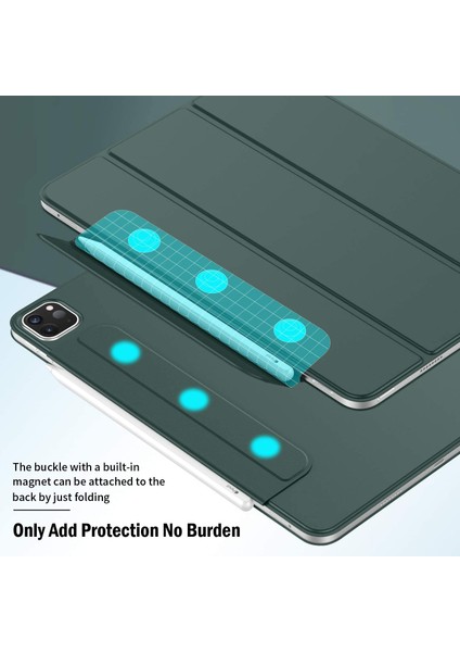 Üç Katlı Stand Otomatik Uyandırma Uyku Pu Deri Manyetik iPad Pro 12 9 Inç (2021) Tablet Kılıfı (Yurt Dışından) indirimleri