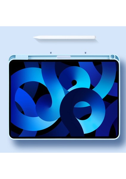 iPad Air 13 (2024) Deri Manyetik Ayrılabilir Akıllı Döndürülebilir Katlanabilir Stand Tablet Kılıfı (Yurt Dışından)