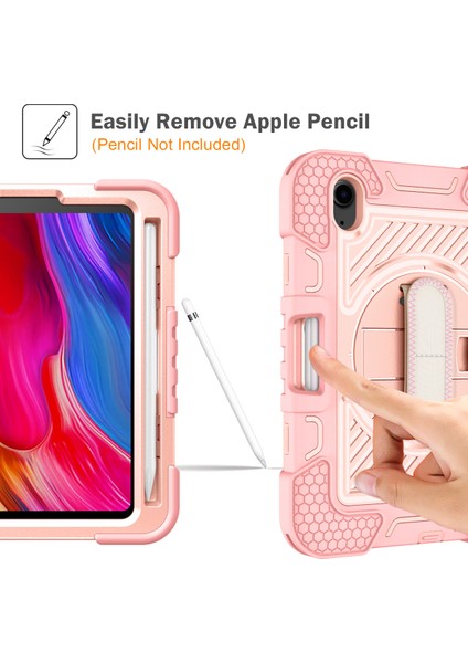 El Kayışı iPad Mini (2021) Standı Omuz Askılı Tablet Kılıfı (Yurt Dışından)