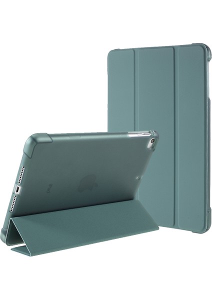 iPad Mini 1 2 3 4 (2019) 7.9 Inç Tam Korumalı Üç Katlı Standlı Deri (Apple Pencil Saklama Oluklu) Tablet Kılıfı (Yurt Dışından)