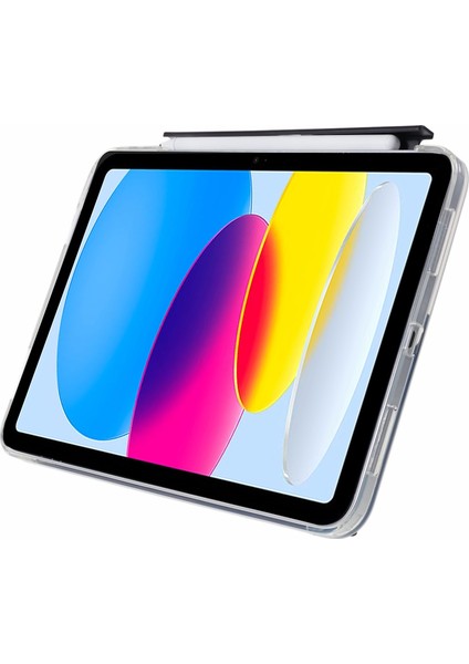 iPad 10.9 (2022) Pu Deri Origami Standı Folyo Çıkarılabilir Kalem Tutucu Tablet Kılıfı (Yurt Dışından)