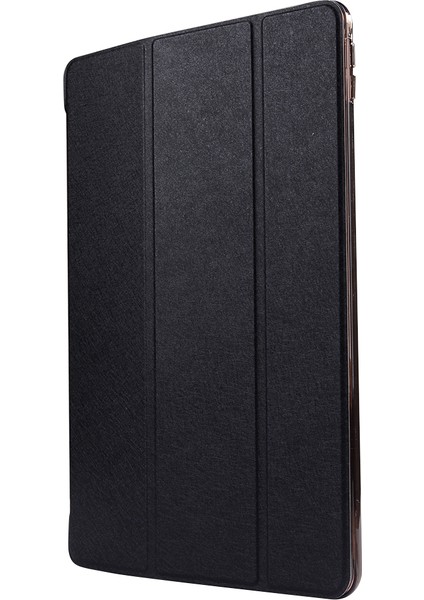 iPad Air 10.5 (2019) PRO 10.5 (2017) Üç Katlı Stand Akıllı Deri Ipek Doku Tablet Kılıfı (Yurt Dışından)