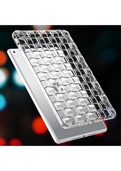 iPad 10.2 (2019 2020 2021) Tpu Buz Küpü Tamı Esnek Düşmeyi Önleyici Koruyucu Tablet Kılıfı (Yurt Dışından) indirimleri