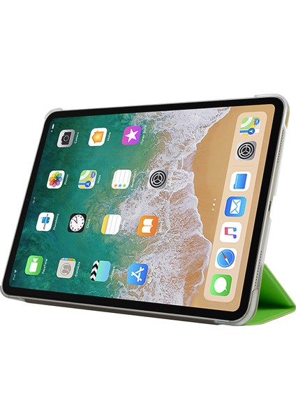 iPad Pro 11 Inç (2018) Üç Katlı Standlı Pu Deri Akıllı Tablet Kılıfı (Yurt Dışından) fırsatları