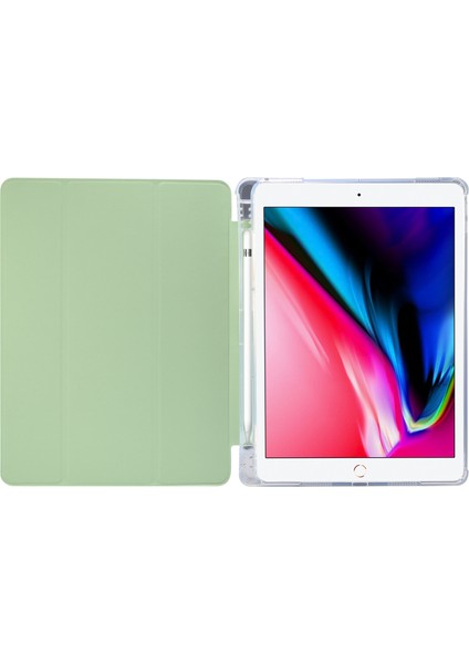 Cilt Duygusu Üç Katlı Stand Deri Tpu iPad Air 10.5 Inç (2019) Kalem Yuvası ile Tablet Kılıfı (Yurt Dışından) modelleri