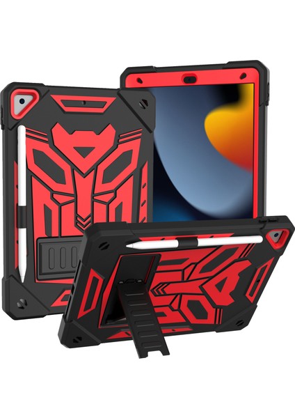 iPad 10.2 Standı (2019 2020 2021) Silikon Pc Kalem Tutuculu Sağlam Tablet Kılıfı (Yurt Dışından)
