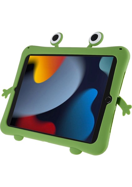 iPad Air (2013) AIR 2 Karikatür Kurbağa Tam Standı Silikon Pc Tablet Kılıfı (Yurt Dışından) indirimleri