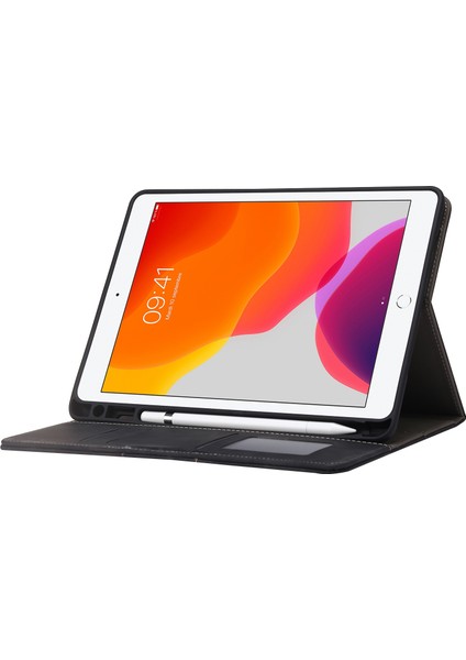 iPad 9.7 Inç (2017 2018) Pu Deri Cüzdan Standı Kalem Yuvalı Manyetik Koruyucu Tablet Kılıfı (Yurt Dışından) fiyatları