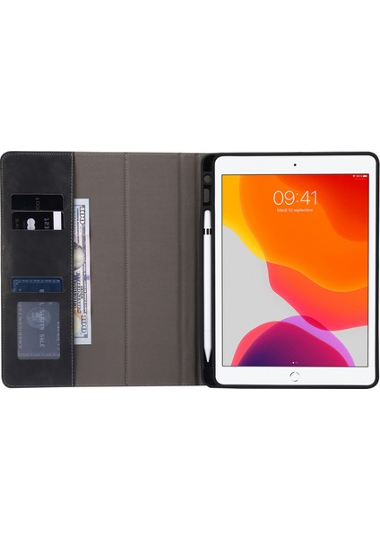 iPad 9.7 Inç (2017 2018) Pu Deri Cüzdan Standı Kalem Yuvalı Manyetik Koruyucu Tablet Kılıfı (Yurt Dışından) modelleri