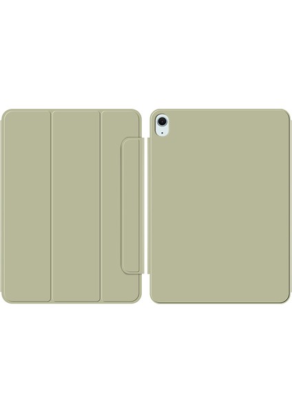 iPad Air 11 (2024 M2) Manyetik Pu Deri Flip Stand Tablet Kılıfı (Yurt Dışından)