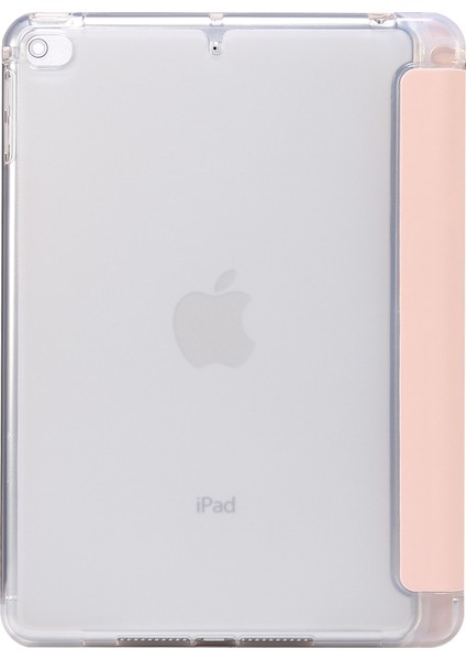 Cilt Duygusu Üç Katlı Stand Deri Tpu Koruma iPad Mini Kalem Yuvası (2019) 7 9 Inç mini 4 Tablet Kılıfı (Yurt Dışından)