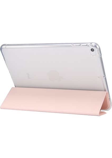 Cilt Duygusu Üç Katlı Stand Deri Tpu Koruma iPad Mini Kalem Yuvası (2019) 7 9 Inç mini 4 Tablet Kılıfı (Yurt Dışından)