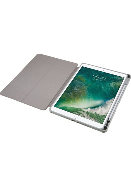 iPad 10.2 (2019 2020 2021) Döner Tekme Standı Pu Deri Tpu Akrilik Düşmeyi Önleyici Koruyucu Tablet Kılıfı (Yurt Dışından)