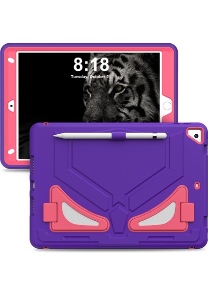 iPad 10.2 (2019 2020 2021) Koruyucu Leopar Standı Tablet Kılıfı (Yurt Dışından)