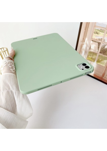 iPad Pro 11 (2024) Cilt Dokunuşu Yumuşak Tpu Koruyucu Tablet Kılıfı (Yurt Dışından)