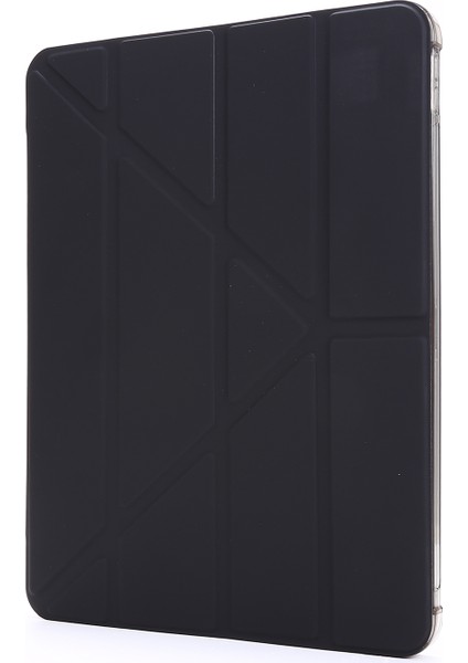 Otomatik Uyanma uyku Deforme Edilebilir Standlı Deri iPad Pro 11 Inç (2021) Kalem Yuvası Tablet Kılıfı (Yurt Dışından)