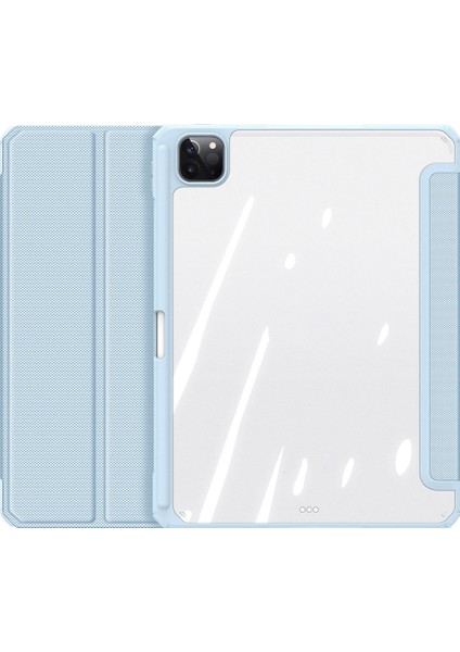 Üç Katlı Stand Smart Premium Deri iPad Pro 12.9 (2022 2021 2020 2018) Tablet Kılıfı (Yurt Dışından)