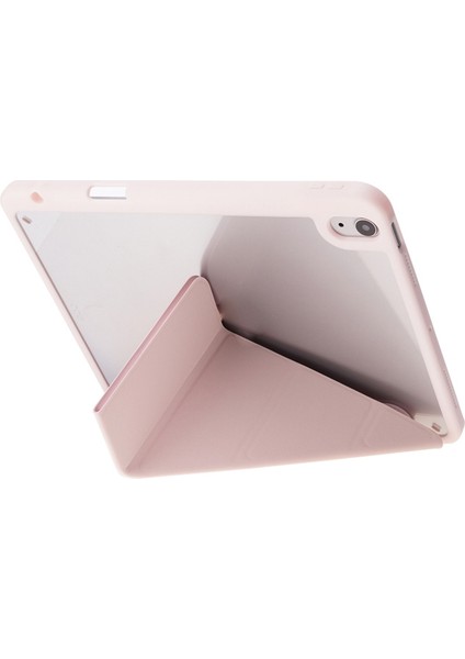 iPad Air 11 (2024) Origami Standı Pu Deri Tpu Akrilik Düz Renk Tablet Kılıfı (Yurt Dışından) modelleri