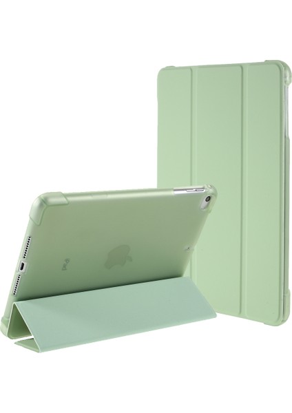 iPad Mini 1 2 3 4 (2019) 7 9 Inç Tam Korumalı Üç Katlı Standlı Deri (Apple Pencil Saklama Oluklu) Tablet Kılıfı (Yurt Dışından)