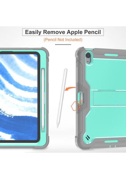 Forestl Digital iPad Air 11 (2024) Silikon Pc Sabit Destekli Nane i Tablet Kılıfı (Yurt Dışından)