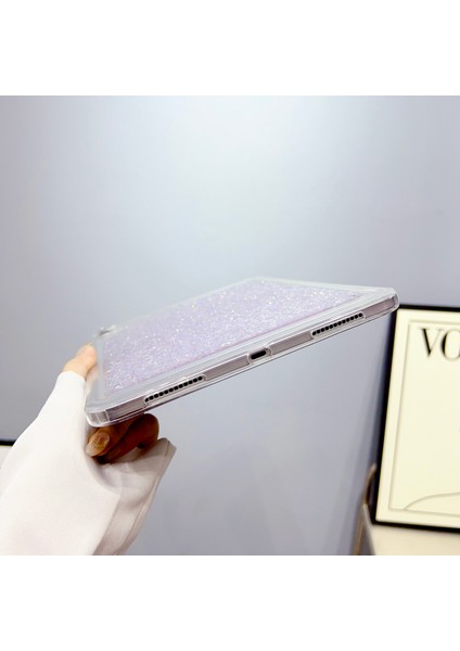iPad 10.9 (2022) Düşme Önleyici Koruyucu Glitter Tpu Pc Ince Tablet Kılıfı (Yurt Dışından) modelleri