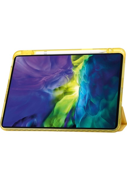 iPad Pro 13 (2024) Tpu Akrilik Pu Üç Katlı Standlı Düşmeye Tablet Kılıfı (Yurt Dışından) fiyatları