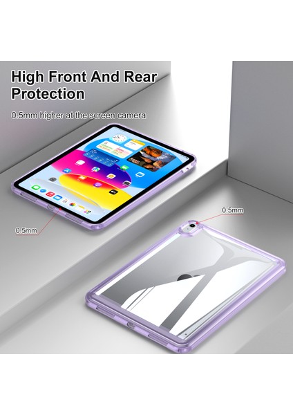 iPad 10.9 (2022) Akrilik Tpu Tablet Kılıfı (Yurt Dışından)