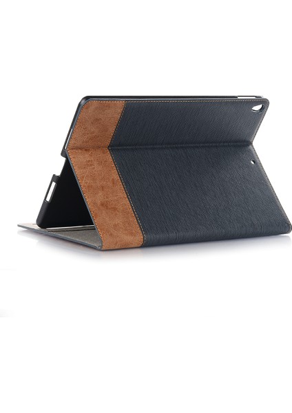 Çapraz Doku Ekleme Pu Deri Cüzdan Koruyucu iPad 10.2 (2019 2020 2021) Tablet Kılıfı (Yurt Dışından)