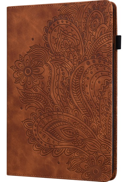 Baskılı Tavuskuşu Çiçek Desenli Deri Koruyucu 9 7 Inç (2017 2018) Cüzdan Standı Tablet Kılıfı (Yurt Dışından) modelleri
